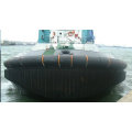 Cylindrical hollow tugboat fender for boats